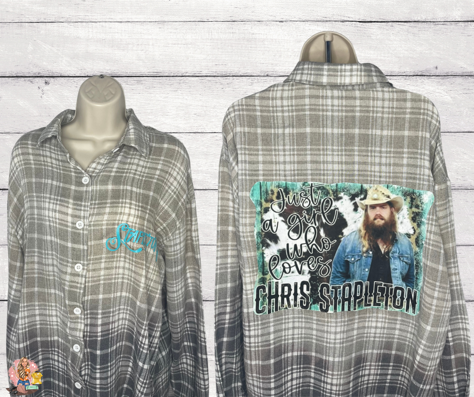 Custom Distressed Flannel