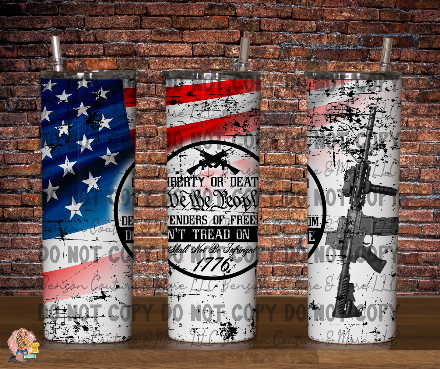 Liberty of Death We the People- Tumbler