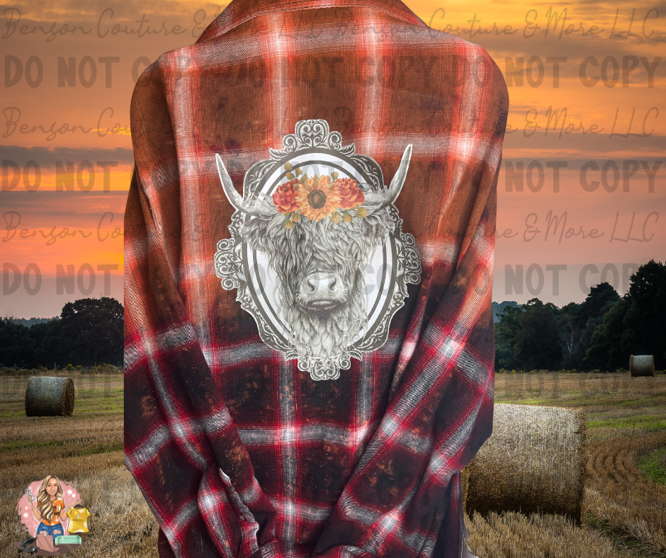 Custom Distressed Flannel