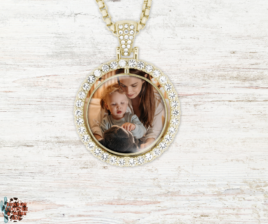 Personalized Rhinestone Necklace