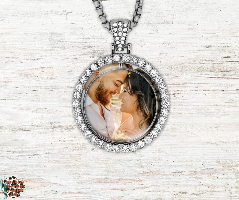 Personalized Rhinestone Necklace