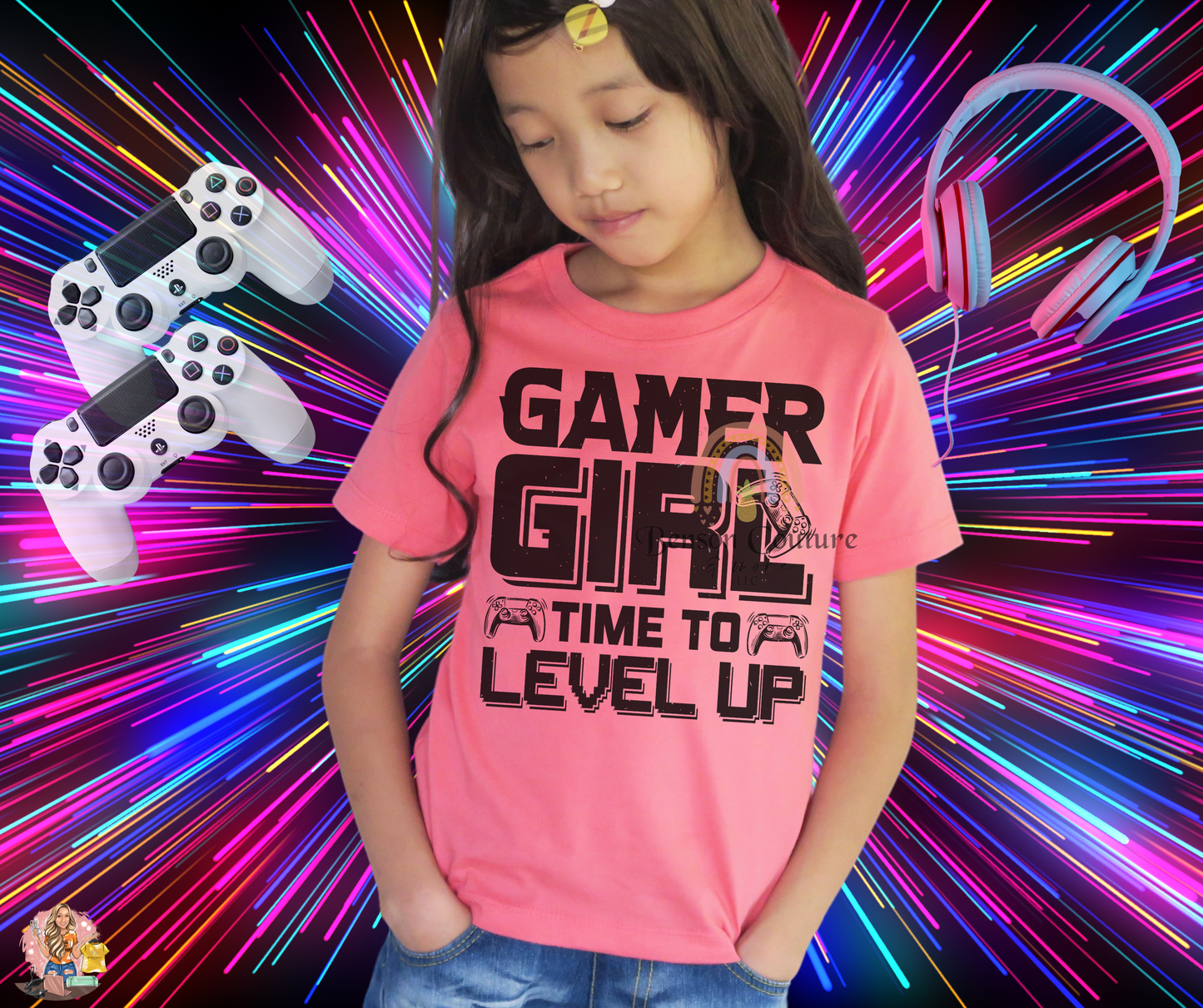 Gamer Girl Time To Level Up