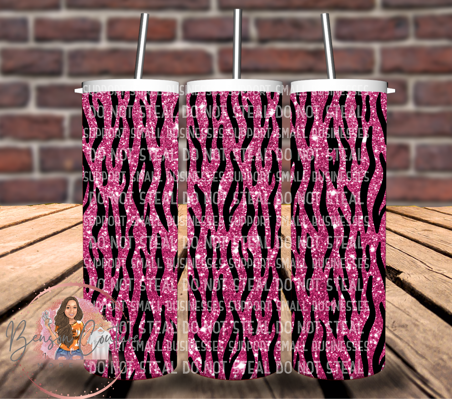 Pink & Black Zebra