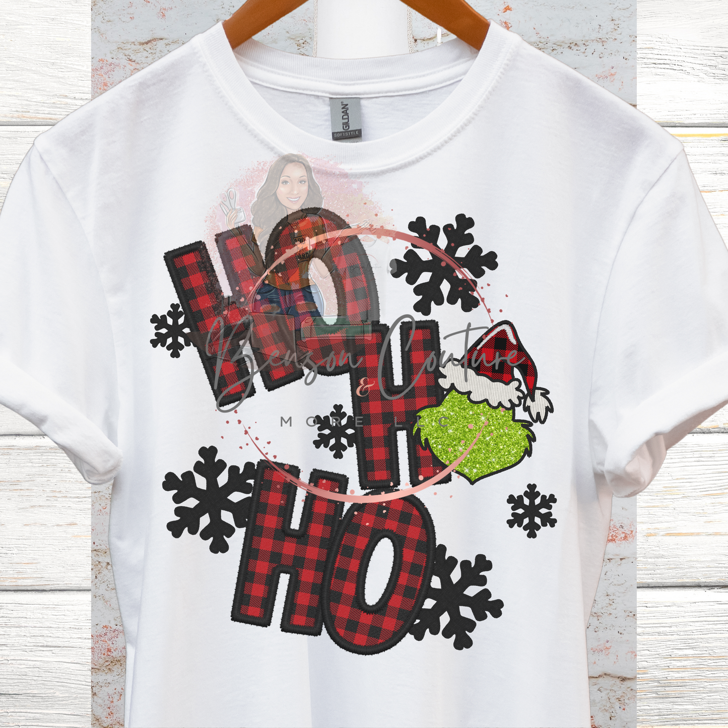 Ho Ho Ho-Buffalo Plaid