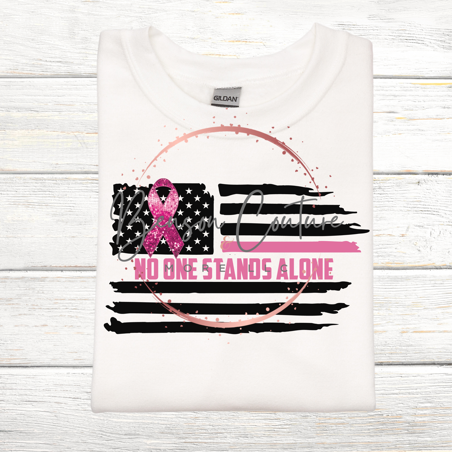 No One Stands Alone-Pink Ribbon