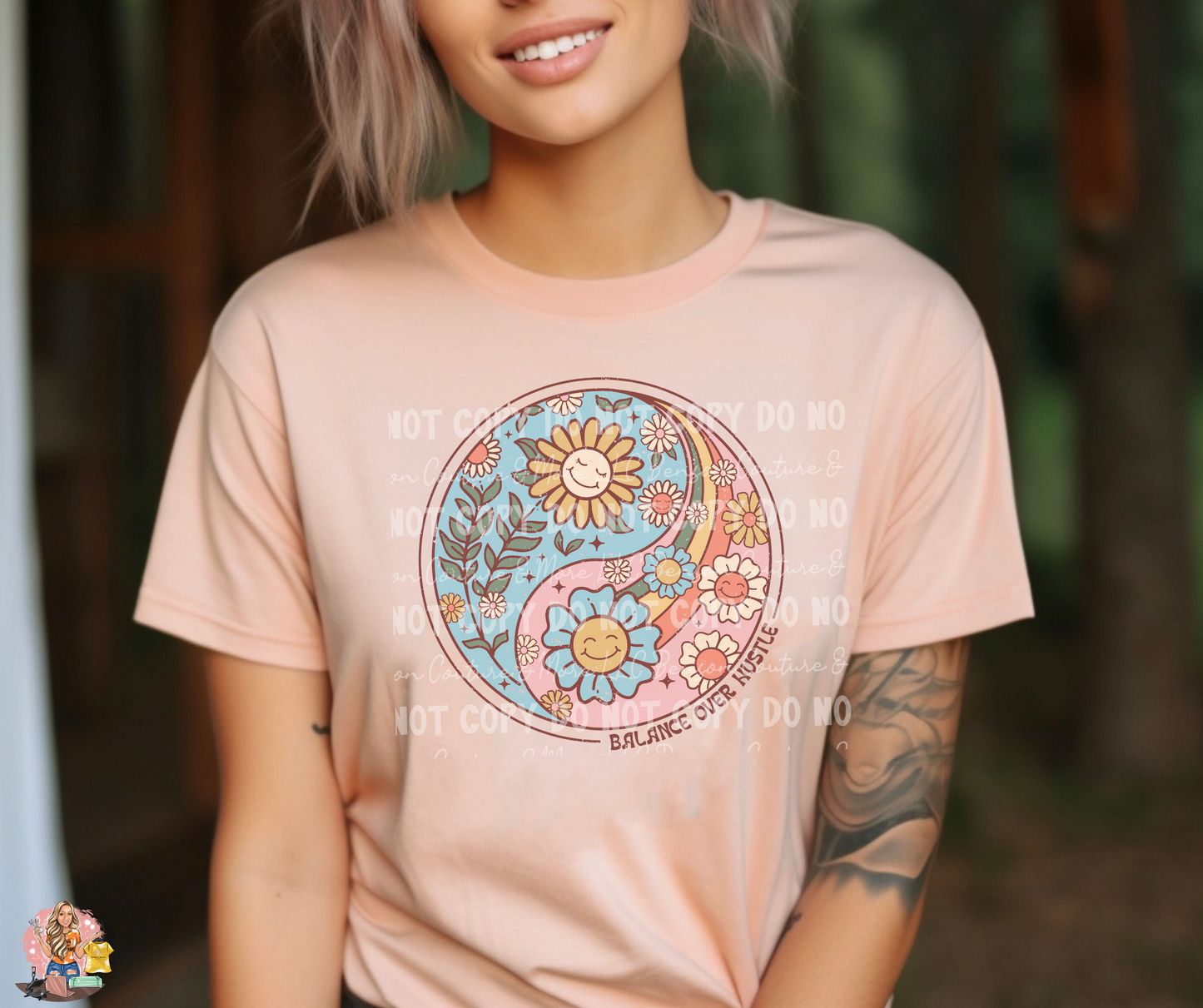 Floral Yin/Yang
