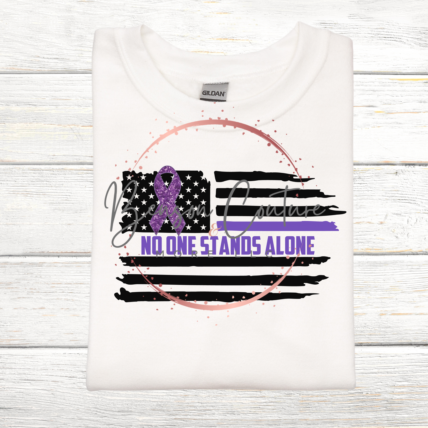 No One Stands Alone- Purple Ribbon