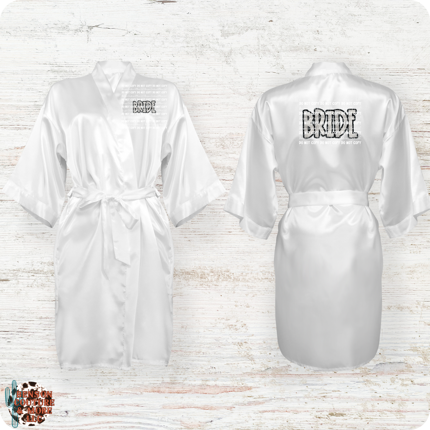 Personalized Satin Robe
