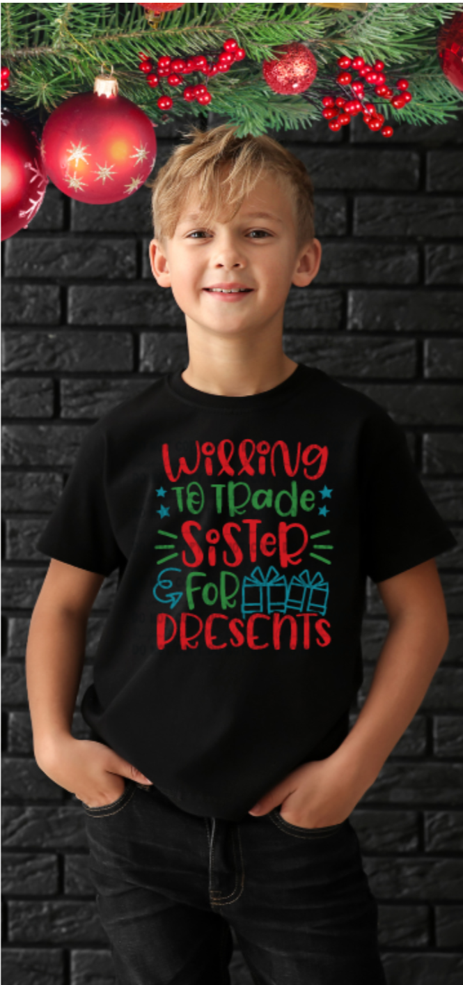 Youth- Willing To Trade Sister/Brother For Presents