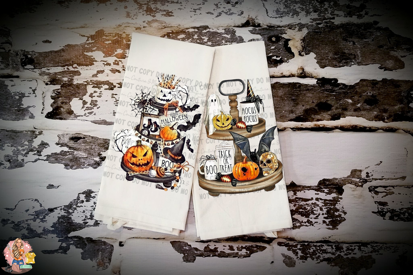 Halloween -Kitchen Towel set