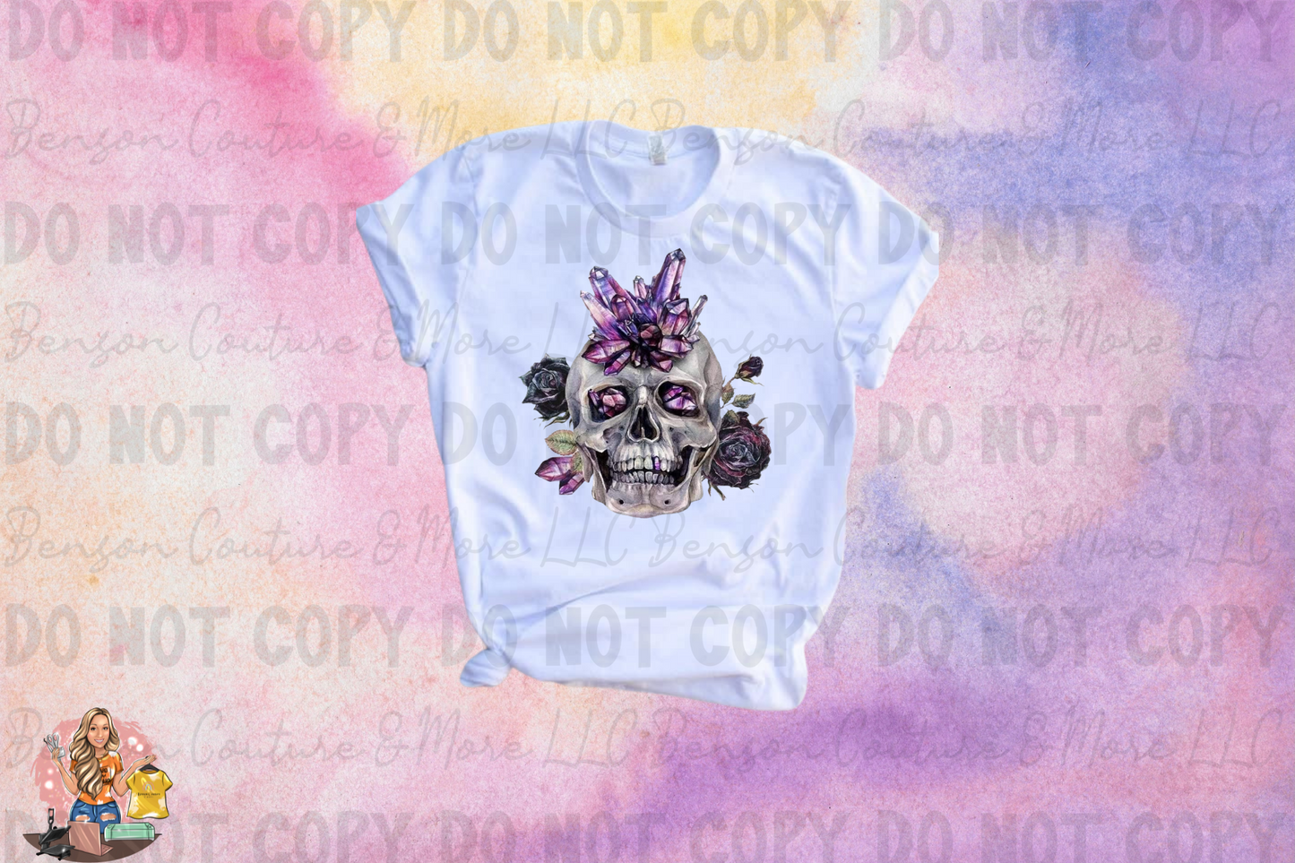 Amethyst Skull