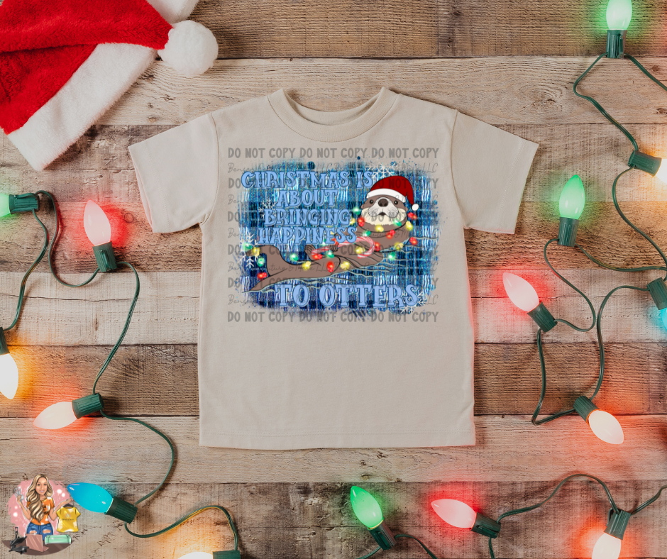 Christmas is About Bringing Happiness To Otters
