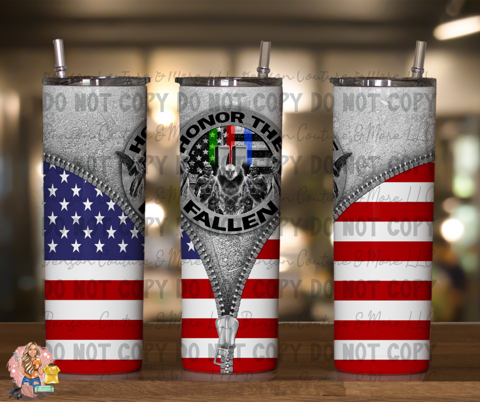 Honor The Fallen-Tumbler