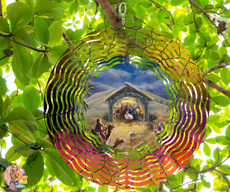 3D Double Sided Wind Spinner