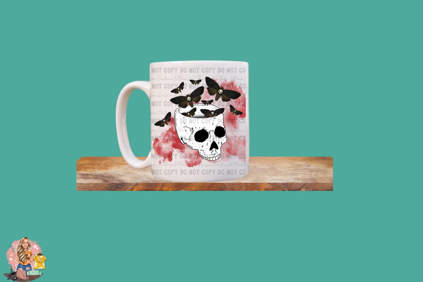 Skull Moths-Mug