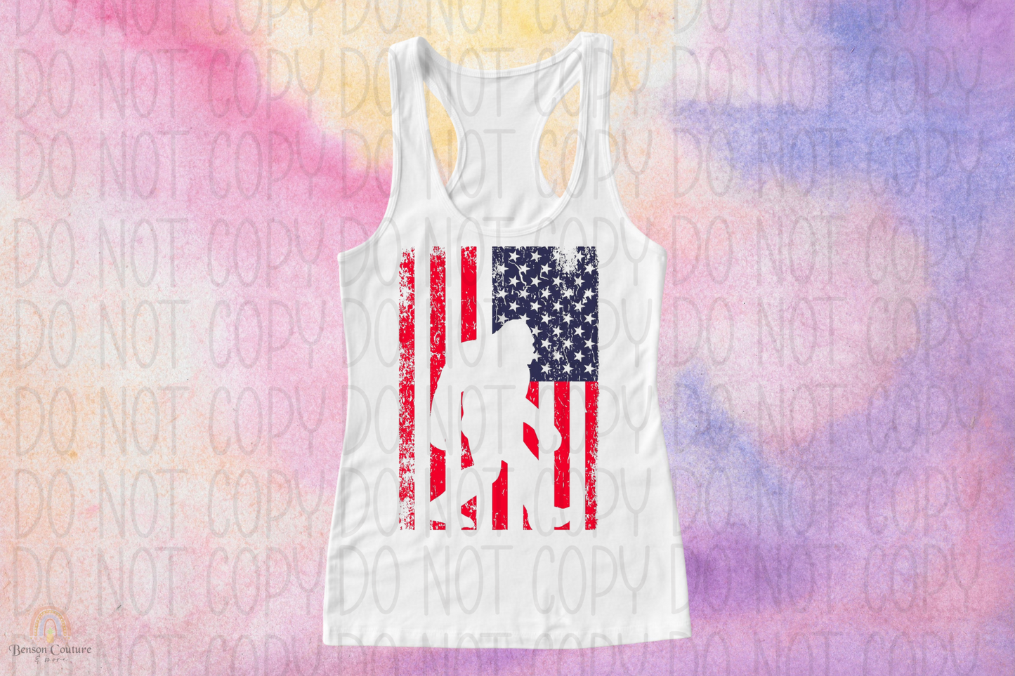 American Flag Big Foot