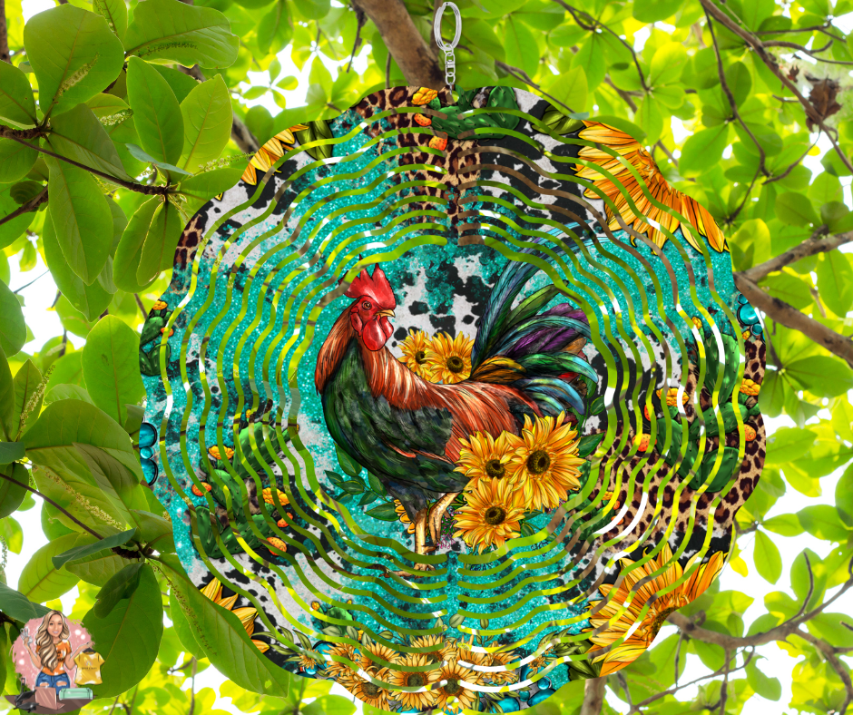 3D Double Sided Wind Spinner