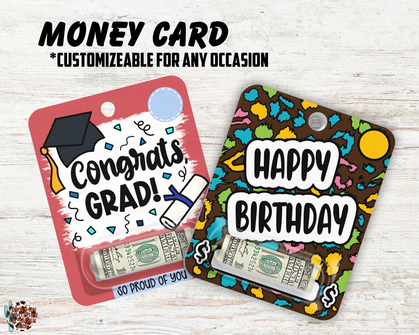 Personalized Money Gift Card