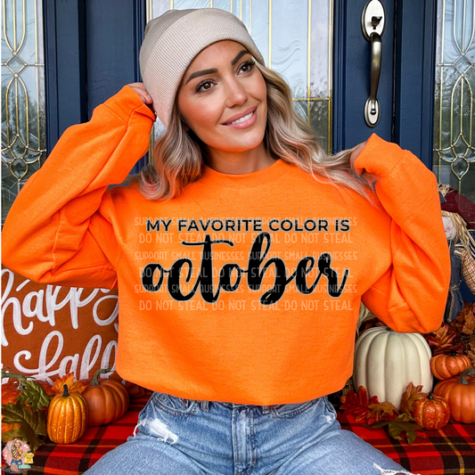 My Favorite Color is October