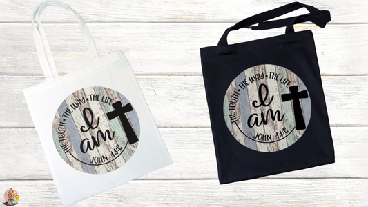 I Am The Truth. TheWay. The Life.-Tote Bag