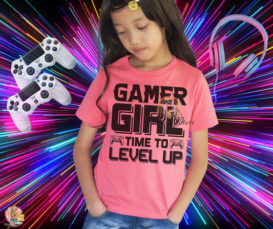 Gamer Girl Time To Level Up