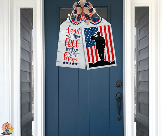 Sublimation Duel Tag Door Hanger 15x13.19"