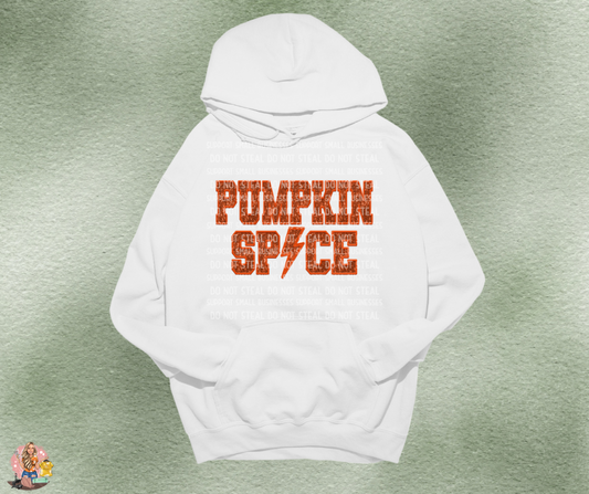 Faux Sequin Pumpkin Spice