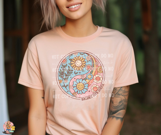 Floral Yin/Yang