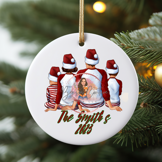 Christmas Family Personalized 2023 Ornament