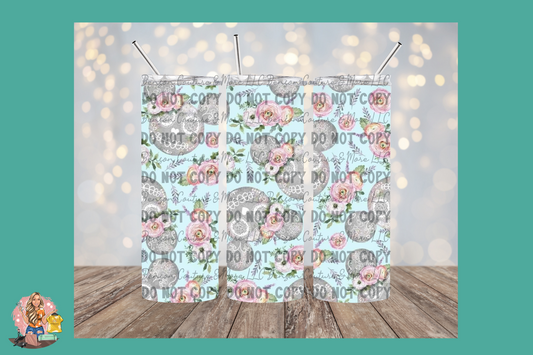 Skeleton Minnie-Tumbler
